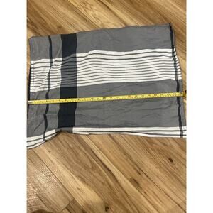 Ugh Pillowcase Blue Grey‎ White Plaid 24x19 Bedding